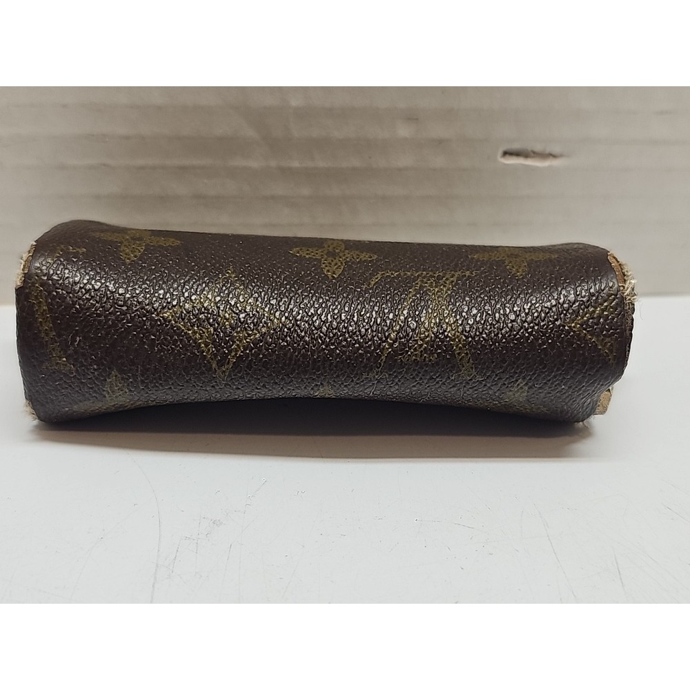 1970s LOUIS VUITTON Classic Monogram Canvas Mini Kiss Lock Coin/Lipstick Purse - Picture 7 of 8